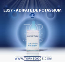 E357 - adipate de potassium