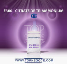 E380 - citrate de triammonium
