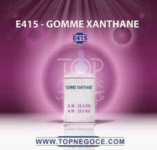 E415 - gomme xanthane