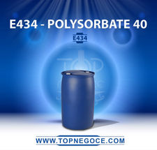 E434 - monopalmilate de polyoxyethylene sorbitane (polysorbate 40)