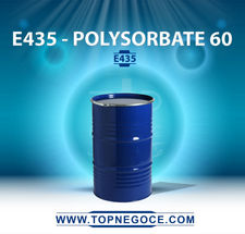 E435 - monostearate de polyoxyethylene sor- bitane (polysorbate 60)