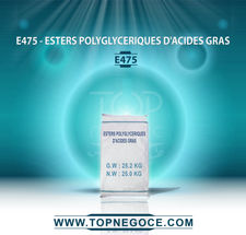 E475 - esters polyglyceriques d&#39;acides gras