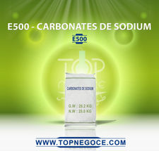 E500 - carbonates de sodium