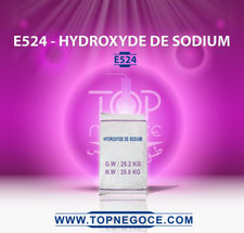 E524 - hydroxyde de sodium
