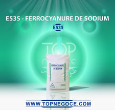 E535 - ferrocyanure de sodium