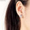 Earrings- Silver earrings made with Swarvski® Crystal and Cubic Zircon. - Zdjęcie 3