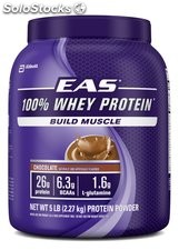 EAS 100% de proteina de suero, Chocolate, 5 libras