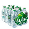 Eau minérale pétillante naturelle Volvic de qualité en bouteille (1,5 L x 12)