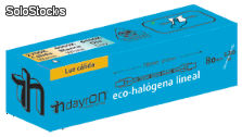 Eco halogênio Linear 80w bulbo. R7s. 78 milímetros. (3000k)