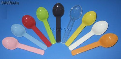 Eco-taster spoon 8cm (Disposable / Cold food)