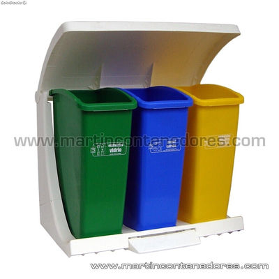 Ecoponto de reciclagem 690x481x552 mm - Foto 2