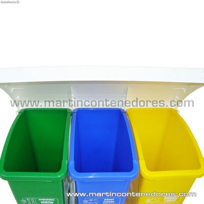 Ecoponto de reciclagem 690x481x552 mm - Foto 3
