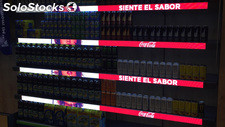 Écran LED d&#39;intelligent pour les rayons de supermarchés Carrefour et détail