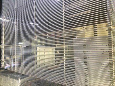 Ecran vitrine led, ecran led de transparent pour mur de verre - Photo 5