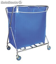 Einkaufen für den Transport von Wäsche. Edelstahlstruktur (343 Liter) - Sistemas