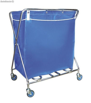 Einkaufen für den Transport von Wäsche. Graue Farbstruktur (343 Liter) -