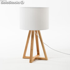 eko Tischlampe weiß 25X25X44CM sieben auf deco