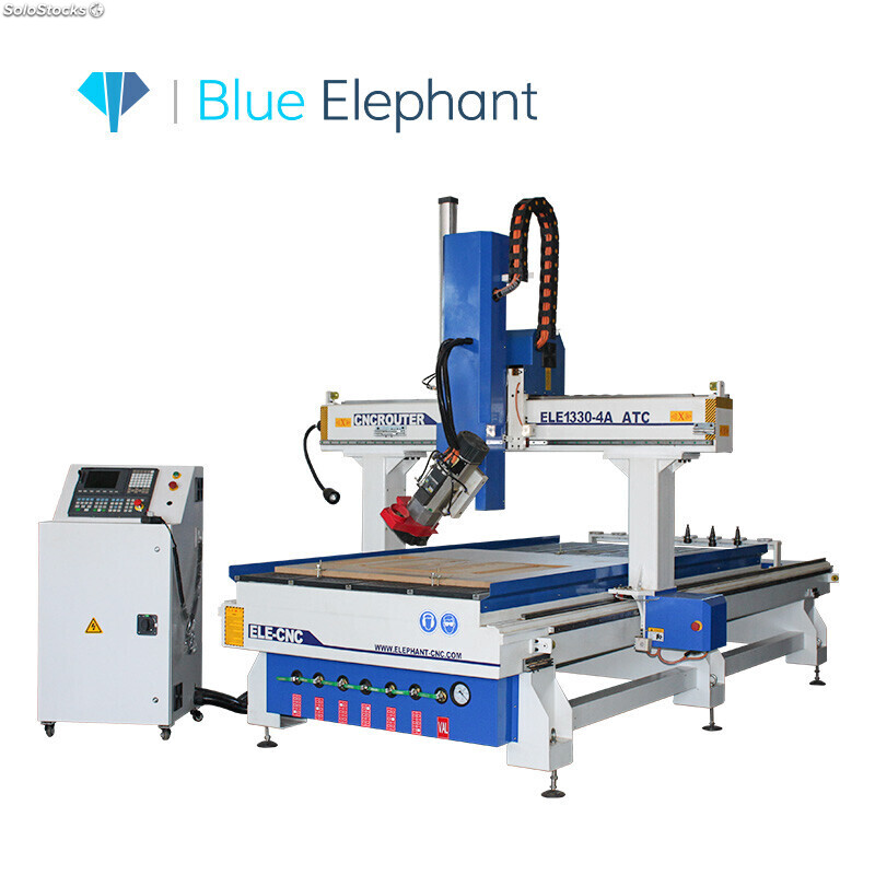 Enrutador CNC para madera 1630 ATC Máquina CNC para tallado y diseño de  madera - Blue Elephant CNC Machinery