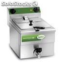 Electric fryer with drain tap - countertop - mod. mfr10r - capacity lt 14,5 -