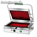 Electric glass-ceramic grill - mod pv 40ll - single smooth grill - cooking