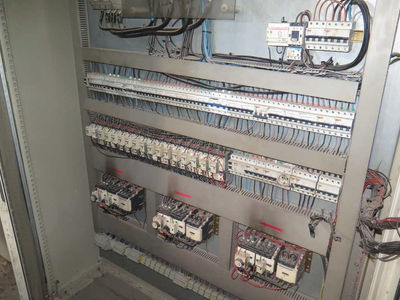 Electrical panel for centrifuges