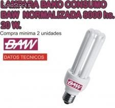 Electricidad - lampara bajo consumo baw 20w calida
