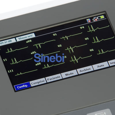 Electrocardiografo 3 Canales Cardiotecnica RG603 Tactil con Diagnostico Sinebi - Foto 3