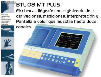 Electrocardíografo btl-08 mt Plus 12 Ch con pantalla táctil a color de 5.7&quot;