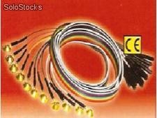 Electrodos eeg en oro copa 10mm