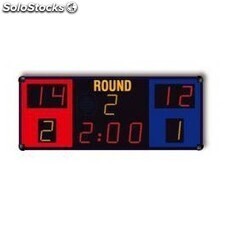 Electronic Boxing Scoreboard with Radio Control System