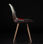 Elegante chaise en plastique et tissu - Photo 4
