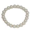 Elegante pulsera ajustable de perlas de cristal. Dispon