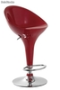 Elegante Silla Taburete en color Rojo, ideal para hosteleria, hoteles, cafeteria