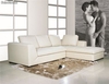 sofa piel blanca