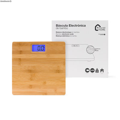 Elektronische Waage aus Bambus. Batterien 2xCR2032 (Inc) 7hSevenOn Home cj.1