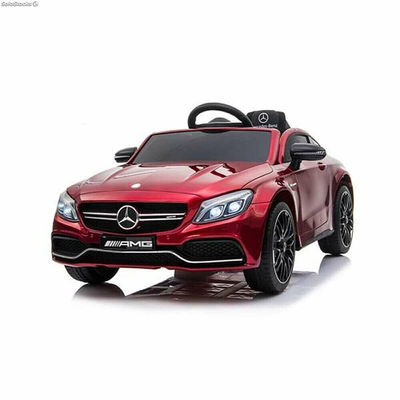 Elektryczny Samochód dla Dzieci Injusa Mercedes Benz Amg C63 Czerwony Światła z