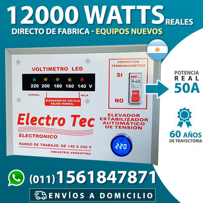 Elevador de Tensión automático 20000 Watts | 20Kva | 80 A - Foto 4