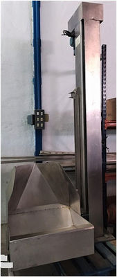 élévateur retourneur électrique à colonne en acier inox avec plateau - Photo 2