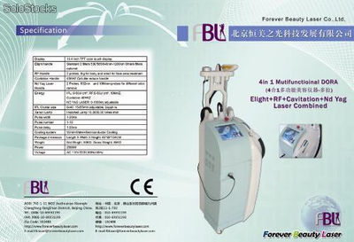 Elight+Cavitation+rf+Nd Yag Laser