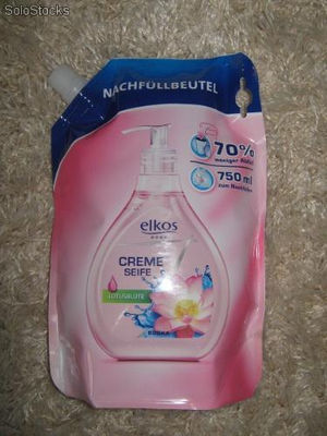Elkos Creme Seife mydło w płynie 750ml - uzupełniacz - Zdjęcie 3