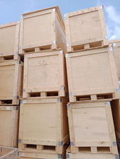 Embalajes de madera para exportación usadas solo una vez