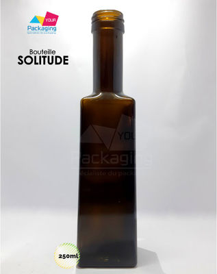 Emballage alimentaire - Bouteille solitude 250ml (verre teinté) - Photo 2
