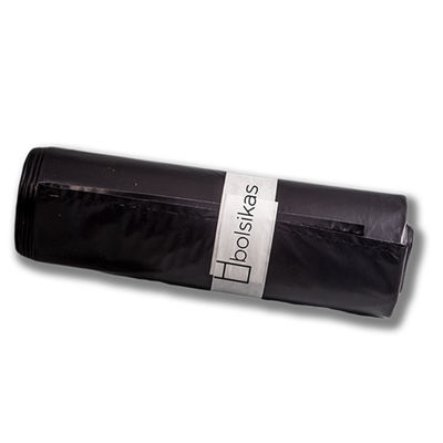 Embapak | 10 Rollos |Bolsas de basura 90x110 | 120 litros color Negro