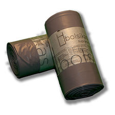 Embapak | 15 Rollos |Bolsas de basura 85x105 | 100 litros color Gris
