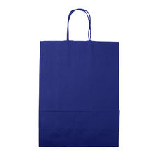 Embapak | 250u. | Bolsa papel asa rizada 24 x 11 x 32 Azul marino