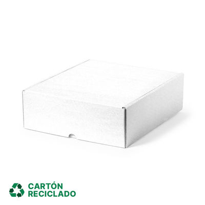 Embapak | 25uds. | Cajas Cartón Reciclado Corrugado Blanco 26.5 x 9 x 30 | Cajas