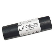 Embapak | 50 Rollos |Bolsas de basura 70x80 | 55 litros color Negro | Baja