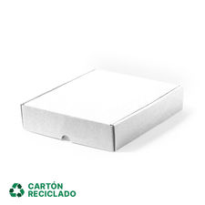 Embapak | 50uds. | Cajas Cartón Reciclado Corrugado Blanco 21 x 5 x 25 | Cajas