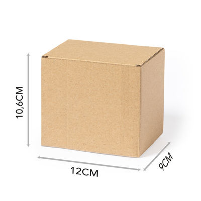 Embapak | 50uds. | Cajas Cartón Reciclado Corrugado Marrón 12 x 10.6 x 9 - Foto 2