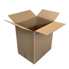 Embapak | Pack 15uds. | Caja de cartón ondulado con solapas doble canal 52x40x59